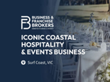 ICONIC COASTAL HOSPITALITY & EVENTS BUSINESS (VICTORIA’S SURF COAST) BFB4411