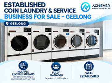 Established Coin Laundry & Service Business for Sale – Geelong