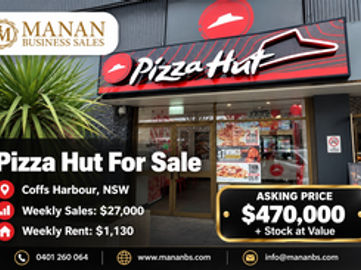 Pizza Hut For Sale near Coffs Harbour, NSW