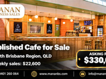 Established Cafe for Sale | South Brisbane Region QLD