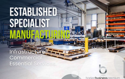 Established Specialist Manufacturing - Infrastructure Markets