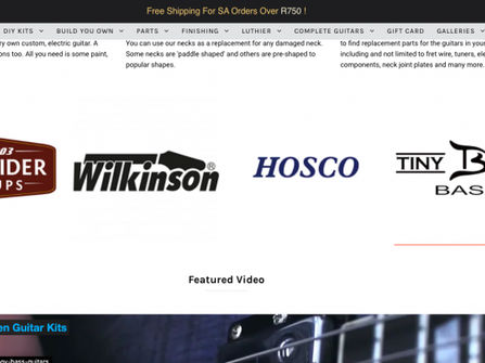 Profitable and Popular Online Guitar and Luthier E-CommerceBusiness