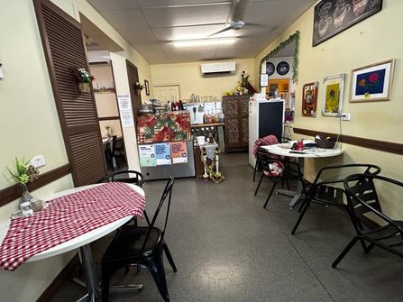 Eclectic cafe in a busy Neighbourhood Shopping Strip.