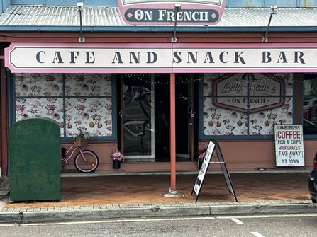 Eclectic cafe in a busy Neighbourhood Shopping Strip.