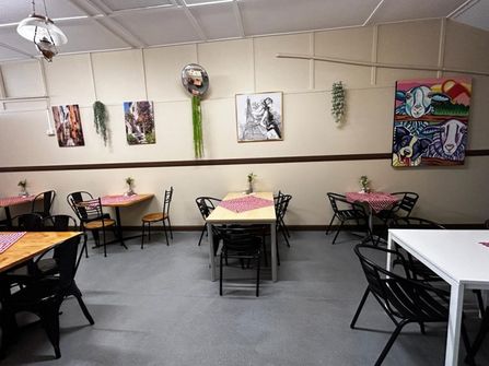 Eclectic cafe in a busy Neighbourhood Shopping Strip.