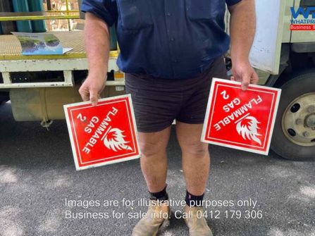 Gas Cylinder delivery (One day per week) Lifestyle Business for sale. Woo Hoo!