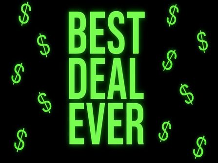 COULD THIS BECOME THE BEST BUSINESS DEAL EVER ?