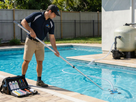 POOL AND SPA SERVICE IN BUSY NORTHERN SUBURBS - PERTH