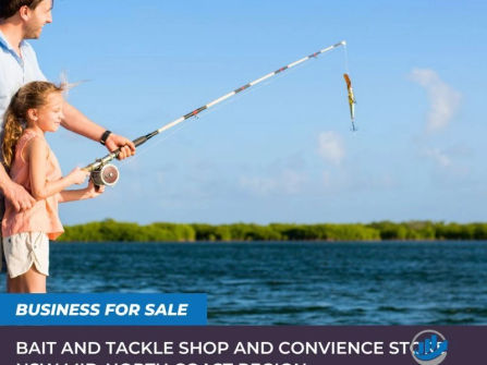 Bait and tackle shop and convenience store for sale