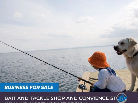Bait and tackle shop and convenience store for sale