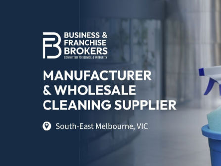 MANUFACTURER & WHOLESALE CLEANING SUPPLIER (SOUTH EAST MELB) BFB2504