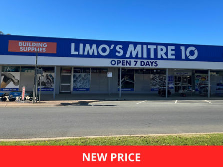 LIMO’S MITRE 10 HARDWARE & RURAL SUPPLIES FOR SALE - NEW PRICE