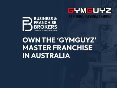 OWN THE ‘GYMGUYZ’ MASTER FRANCHISE IN AUSTRALIA BFB3906