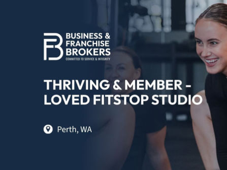 THRIVING & MEMBER-LOVED FITSTOP STUDIO (PERTH) BFB3993