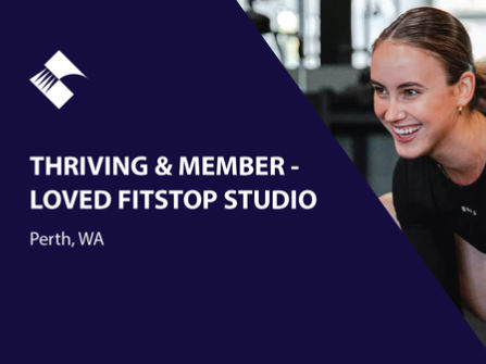 THRIVING & MEMBER-LOVED FITSTOP STUDIO (PERTH) BFB3993