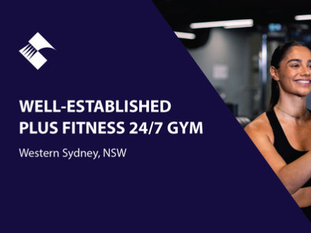 WELL-ESTABLISHED PLUS FITNESS 24/7 GYM FOR SALE (WESTERN SYDNEY) BFB4132