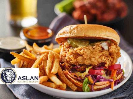 BURGER & FROZEN YOGURT BAR BUSINESS FOR SALE