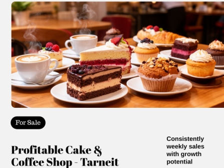 Managed & Profitable Cake & Coffee Shop – Prime Tarneit Location