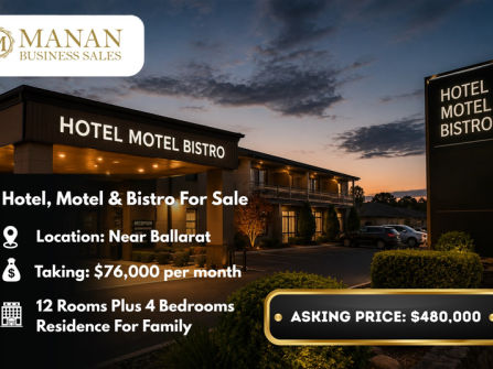 Hotel, Motel & Bistro For Sale Near Ballarat