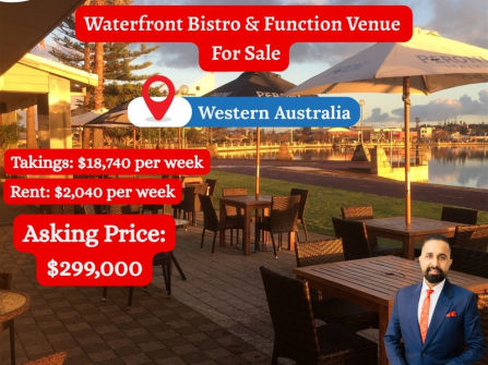 Waterfront Bistro & Function Venue for Sale - WA