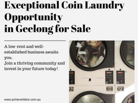 Well Established Low Rent Coin Laundry For Sale – Geelong