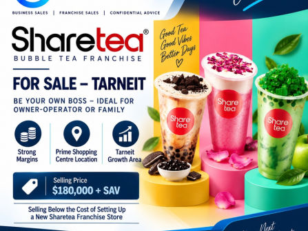 Sharetea Bubble Tea Franchise For Sale – Tarneit