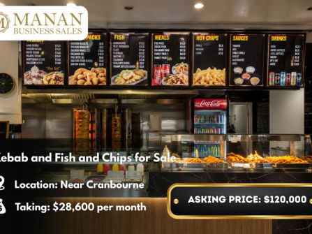 Kebab and Fish and Chips for Sale near Cranbourne