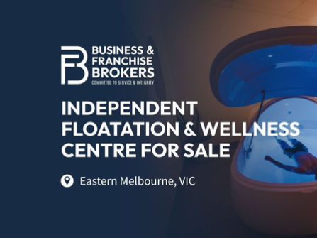 INDEPENDENT FLOATATION & WELLNESS CENTRE FOR SALE (EASTERN MELBOURNE) BFB4151