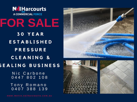 Profitable Pressure Cleaning & Sealing Business - 30+ Years | Strong B2B Client Base