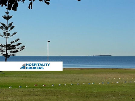 Beautiful Scarborough Cafe over looking Moreton Island