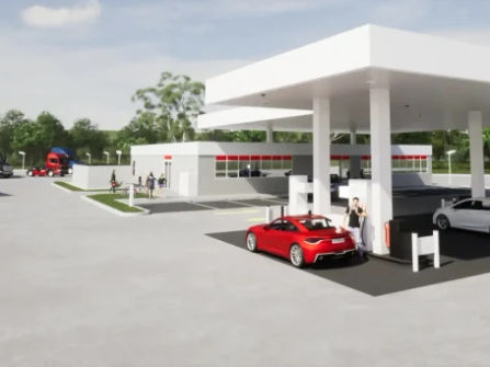 SERVICE STATION TRUCK STOP WITH DINNER BUSINESS FOR SALE