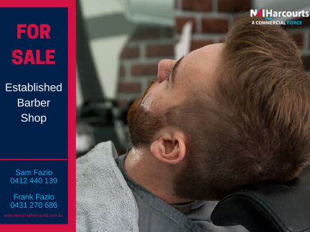 FOR SALE - Established Barber Shop | Prime Western Suburb Location