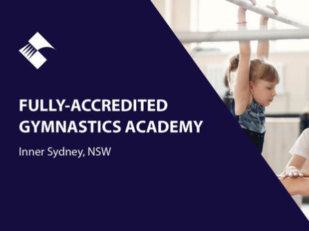 FULLY-ACCREDITED GYMNASTICS ACADEMY IN INNER-SYDNEY BFB4417