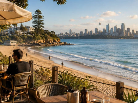 Sydney Harbour Waterfront Cafe Restaurant Panoramic Harbour Views East Sydney