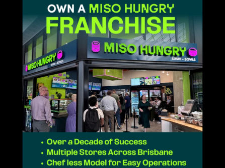 Turnkey Miso Hungry Franchise For Sale – Busy Townsville , QLD – High Exposure - Full Franchisor & Marketing Support –Fully Chefless Model – Complete Training – Proven Model – Scalable – Investment: $300,000