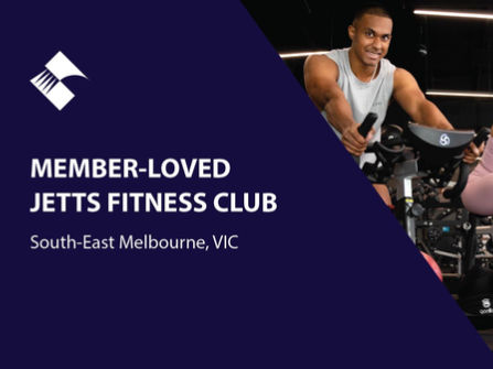 MEMBER-LOVED JETTS FITNESS CLUB (SOUTH-EAST MELBOURNE) BFB4492