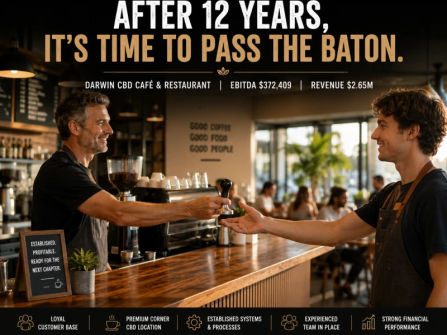 Established, profitable hospitality business generating $2.65 million in annual revenue and EBITDA of $372,409. Proven systems, experienced team and strong trading history. A genuine walk in, walk-out opportunity with immediate cash flow and future growth