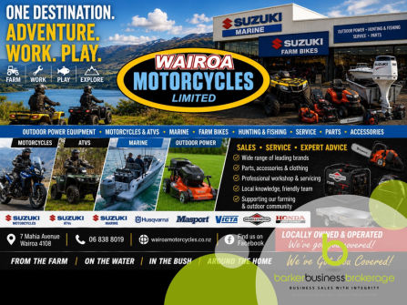 Established Motorcycle, Marine & Outdoor Power Business