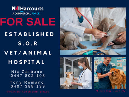 Confidential Veterinary Practice | Established Animal Hospital | Prime S.O.R. Location