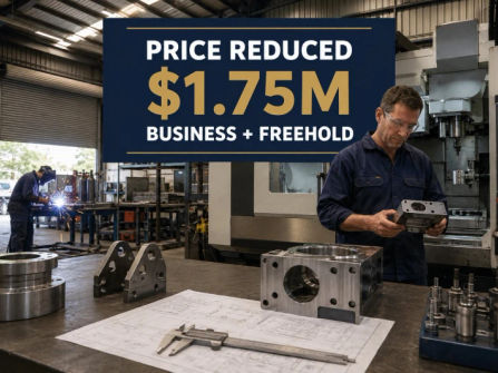 PRICE REDUCED – Brisbane Steel Fabrication & Machining Business with Freehold