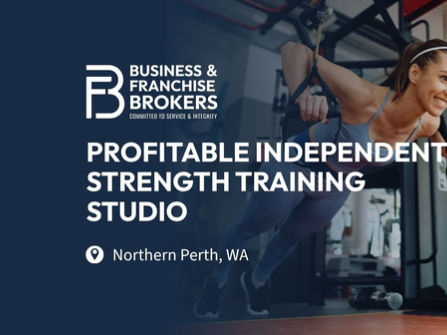 PROFITABLE INDEPENDENT STRENGTH TRAINING STUDIO (NORTHERN PERTH, WA) BFB4613