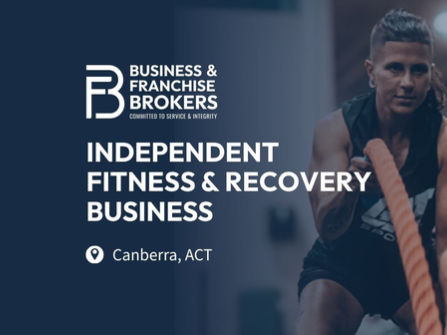 INDEPENDENT FITNESS & RECOVERY BUSINESS FOR SALE (CANBERRA, ACT) BFB4700