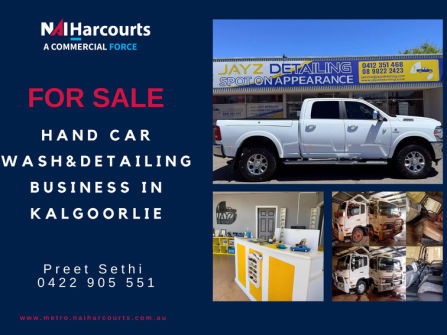 HAND CAR WASH & DETAILING BUSINESS IN KALGOORLIE 