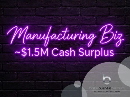 Established Manufacturing Business with Approx. $1.5M Cash Surplus