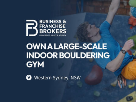 OWN A LARGE-SCALE INDOOR BOULDERING GYM (WESTERN SYDNEY, NSW) BFB4759