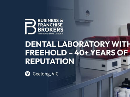 DENTAL LABORATORY WITH FREEHOLD FOR SALE – 40+ YEARS OF REPUTATION (GEELONG, VICTORIA) BFB4228