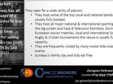 Landmark Sports Bar FOR SALE (Durban)