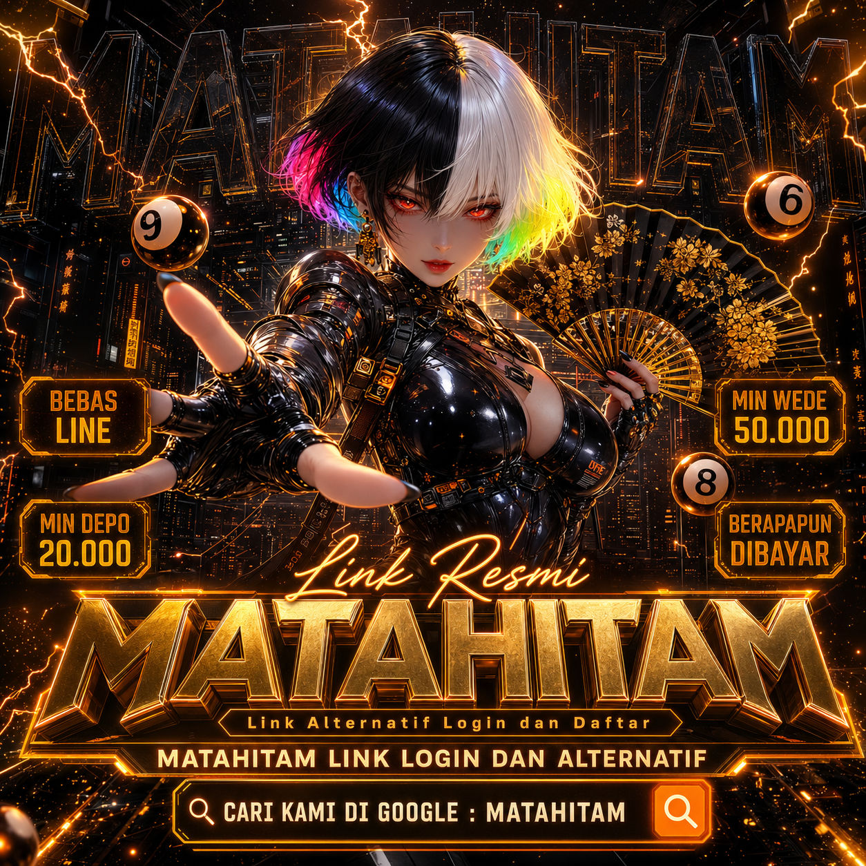 Thumbnail 1 of 3, Poster, Bergabung Di MATAHITAM & Rasakan Login Link Alternatif Tanpa Hambatan designed and sold by MATAHITAM.