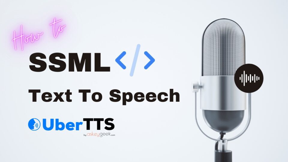 ssml text to speech