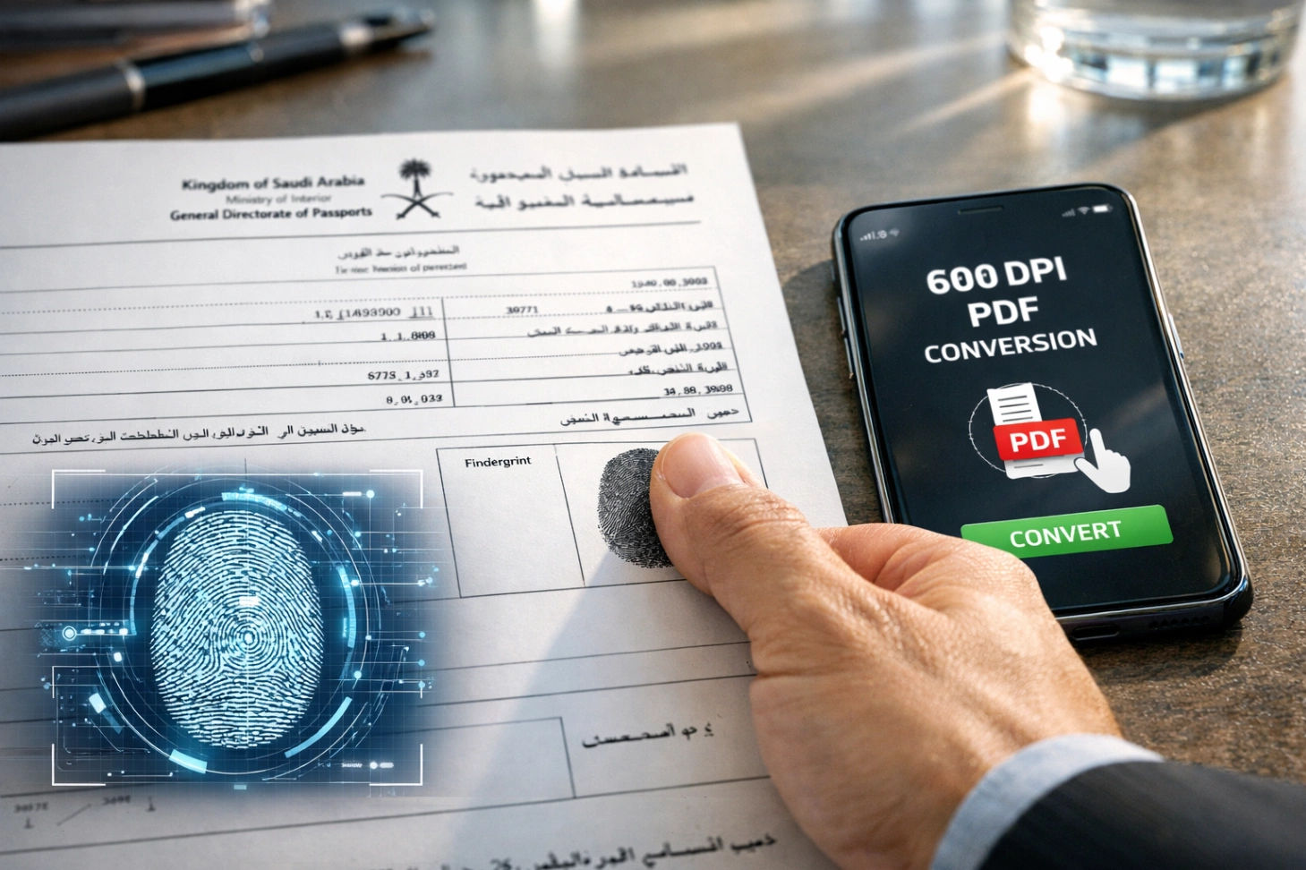 How to Prepare Your Fingerprint Form (600 DPI) for Saudi Arabia: Common Mistakes to Avoid